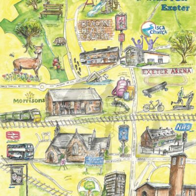 art print - community map, limited edition