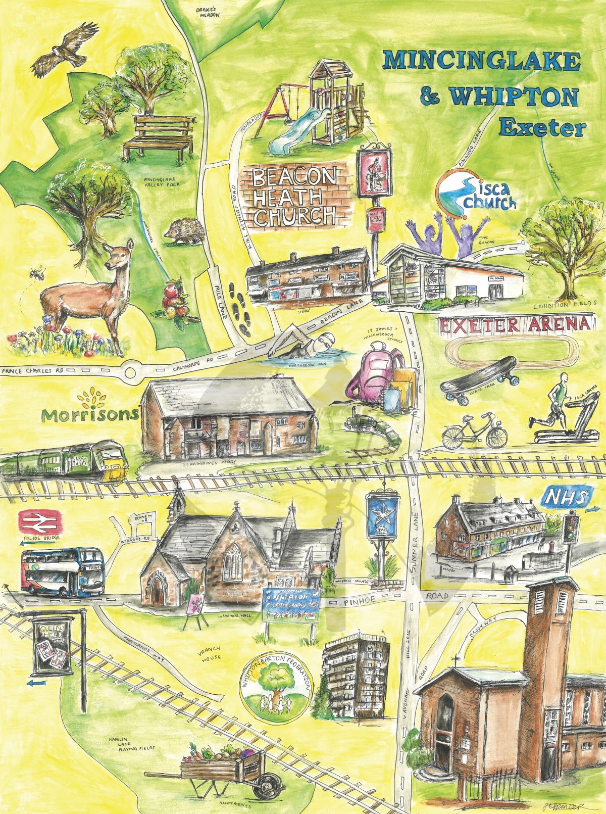 art print - community map, limited edition