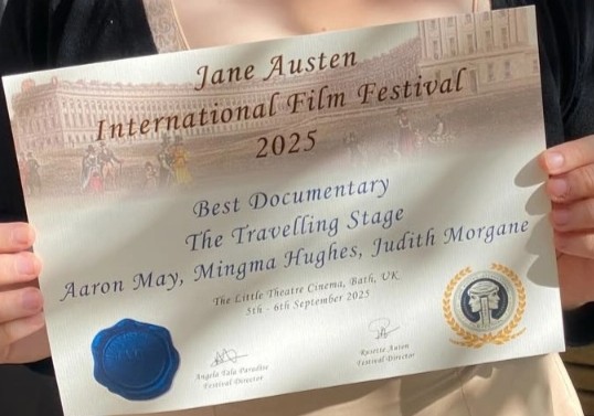 “Best Documentary” at Jane Austen International Film Festival 🎉🎉🎉