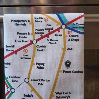 Roots & Routes Tea Towel - Limited edition