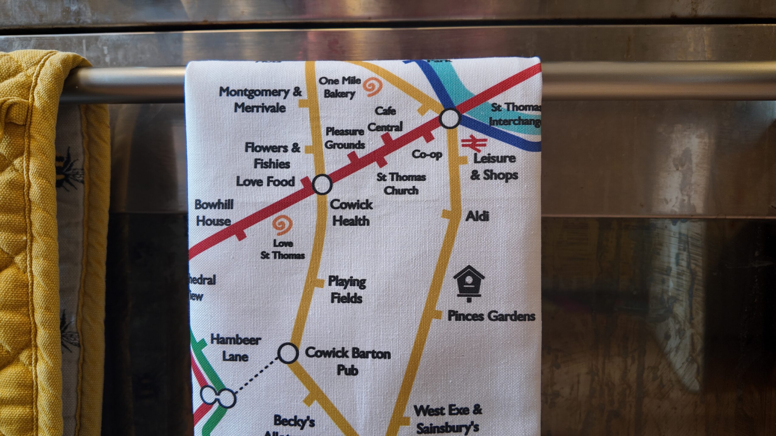 Roots & Routes Tea Towel - Limited edition