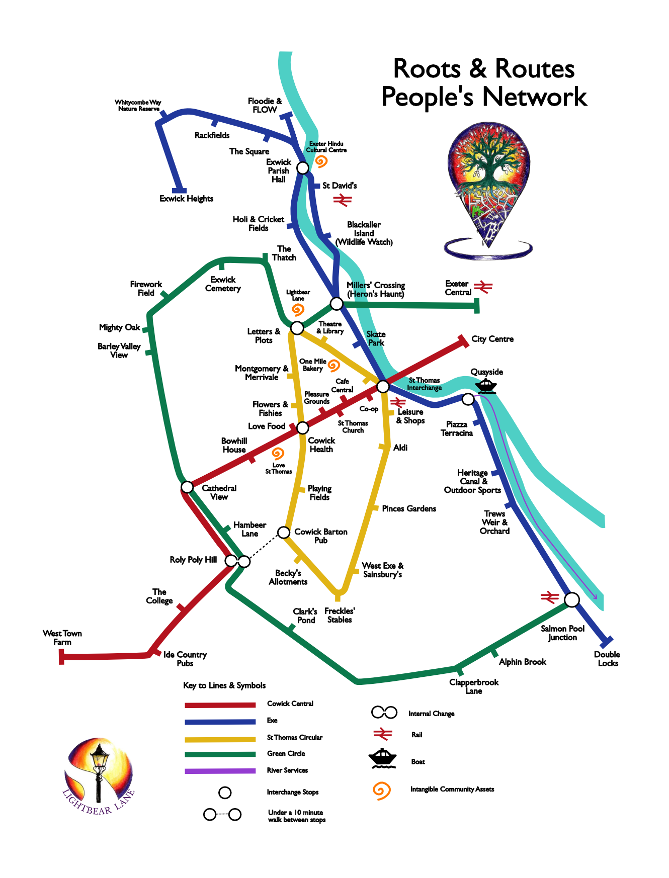 Roots & Routes Tea Towel - Limited edition - Image 2