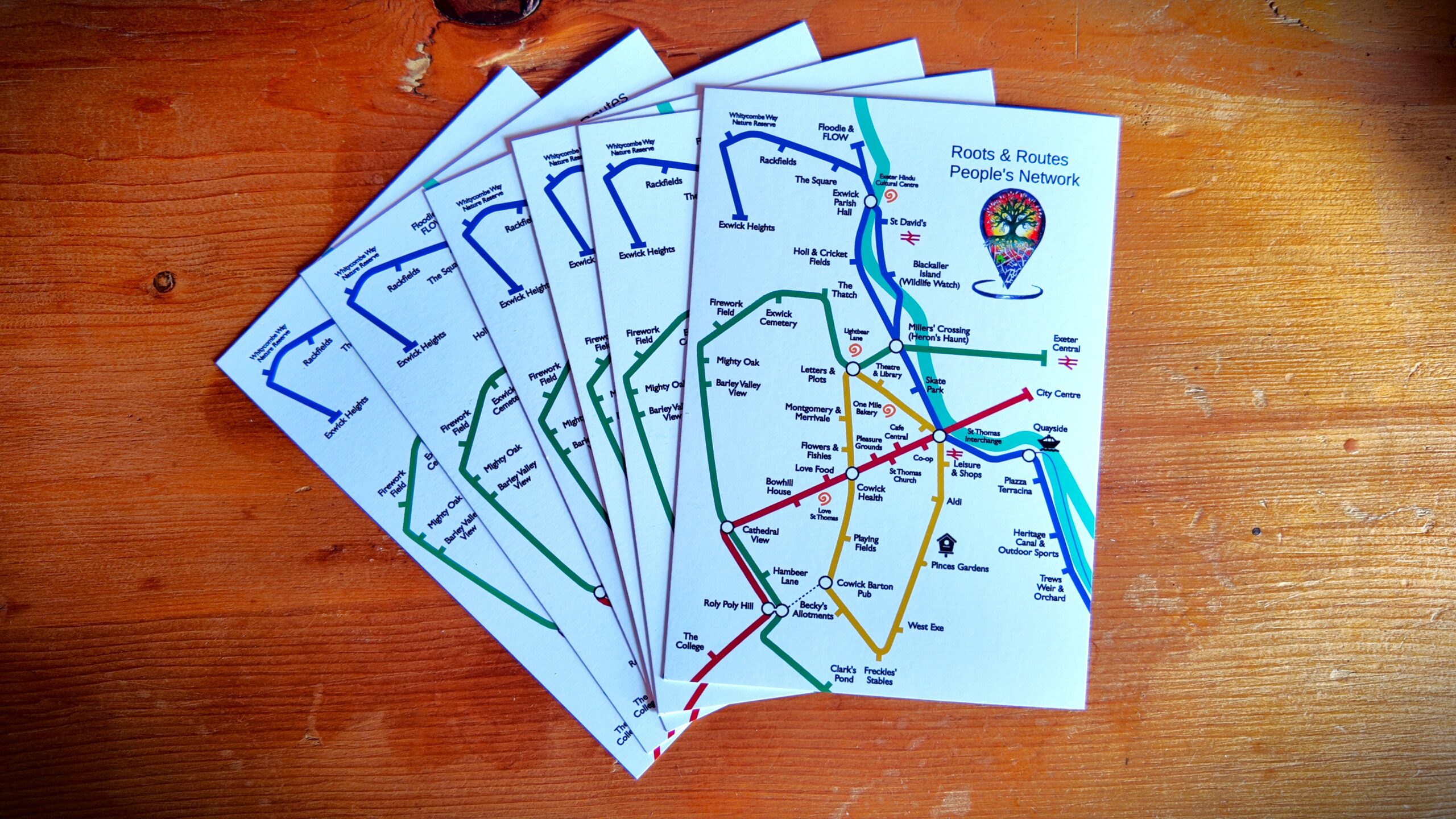 Roots & Routes postcards - pack of 5