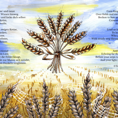 Corn King's Song - art print