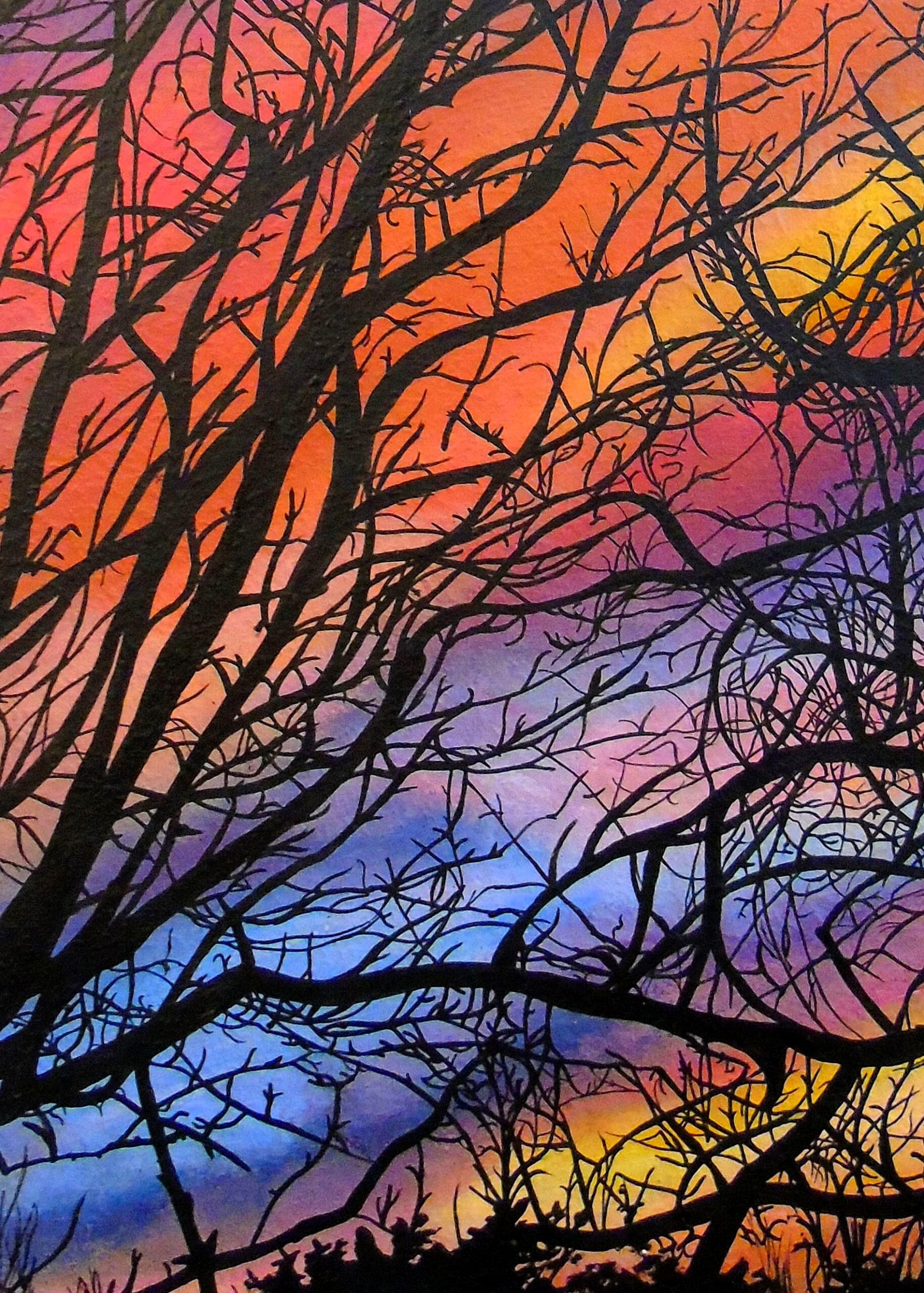 Autumn cards - pack of 4, free delivery - Image 3